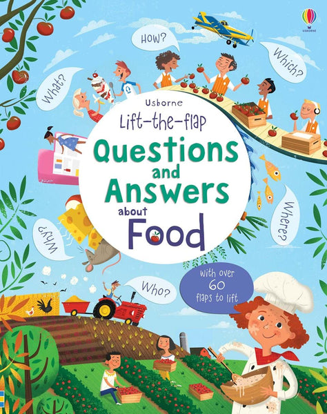 Usborne Lift the Flap : Questions and Answers about Food - Kool Skool The Bookstore