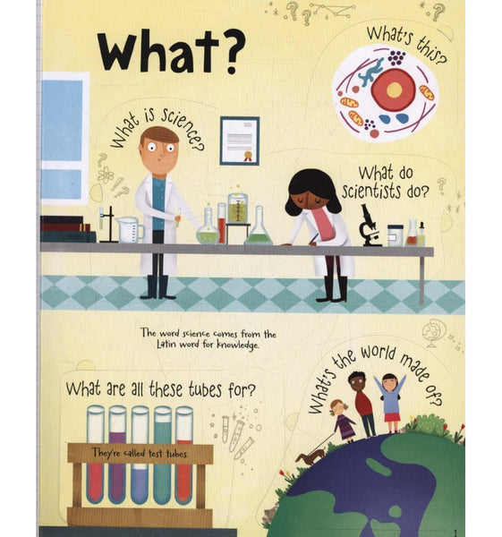 Usborne Lift-The-Flap Questions and Answers about Science - Kool Skool The Bookstore