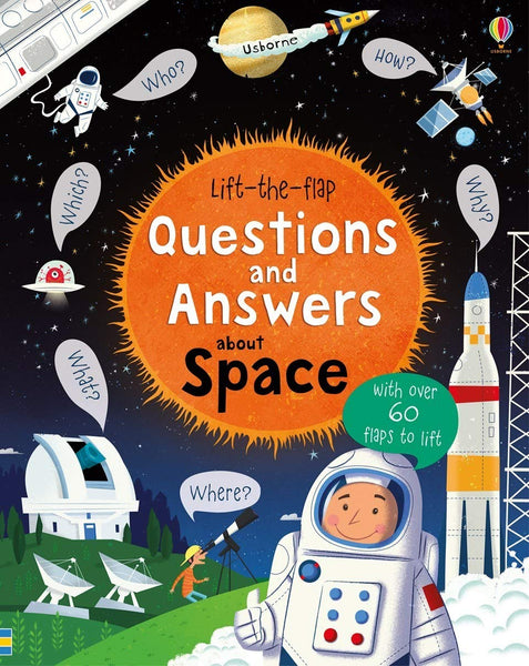 Usborne Lift-The-Flap Questions and Answers About Space - Kool Skool The Bookstore