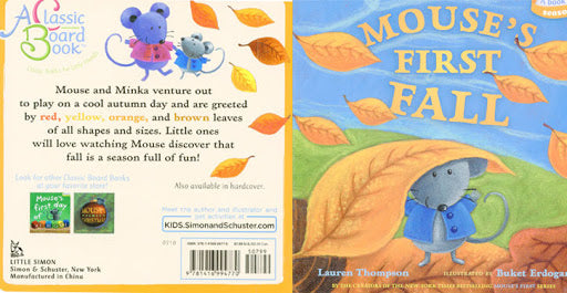 Mouse's Firsts : Mouse's First Fall - Boardbook