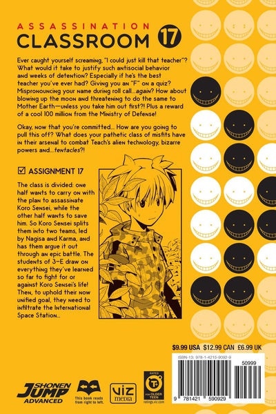 Assassination Classroom #17 - Paperback