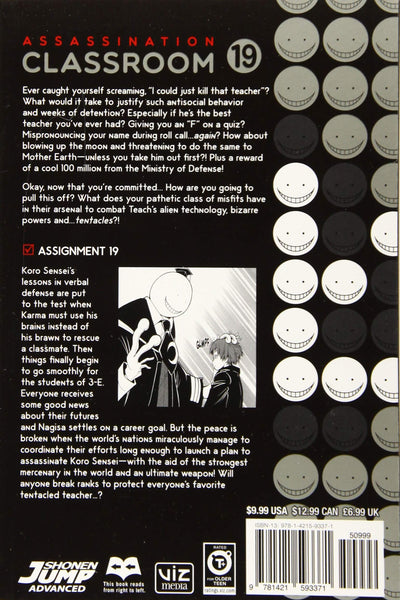 Assassination Classroom #19 - Paperback
