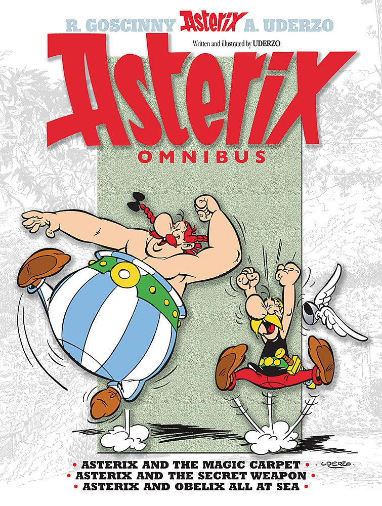 Asterix Omnibus : Asterix and the Magic Carpet, Asterix and the Secret Weapon, Asterix and Obelix All at Sea (Graphic Novel) - Paperback