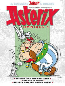 Asterix Omnibus 5 : Asterix and the Cauldron, Asterix in Spain, Asterix and the Roman Agent (Graphic Novel)- Paperback