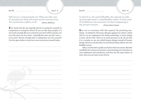 The Mind-Body Peace Journal:366 Mindful - Hardback