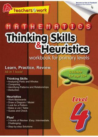 SAP Mathematics Thinking Skills & Heuristics Primary 4 - Paperback - Kool Skool The Bookstore