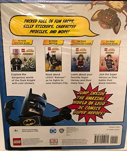 LEGO SUPER : HEROES FOLDER FUN  ( INCLUDES FOUR GREAT BOOKS )