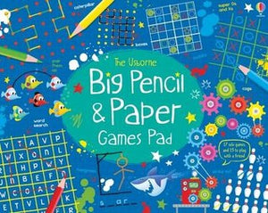Usborne Big Pencil and Paper Games Pad - Kool Skool The Bookstore