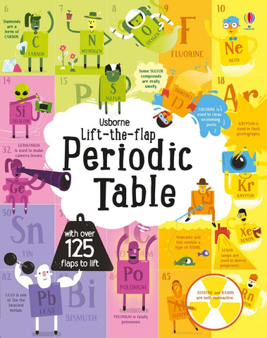 Usborne Lift-The-Flap Periodic Table - Kool Skool The Bookstore