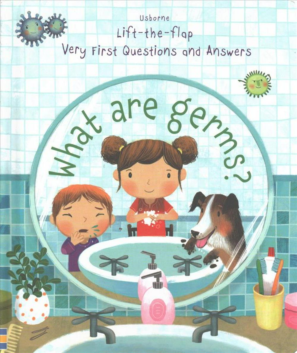 Usborne Lift the Flap : Very First Questions and Answers : What are Germs? - Kool Skool The Bookstore