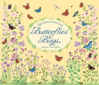 Butterflies and Bugs - Rub Down Transfer Book - Hardback