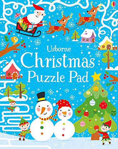 Christmas Puzzles Pad - Paperback