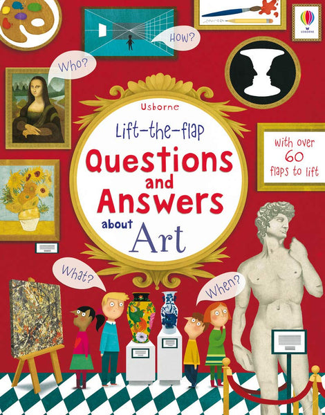 Usborne Lift the Flap : Questions & Answers About Art - Kool Skool The Bookstore