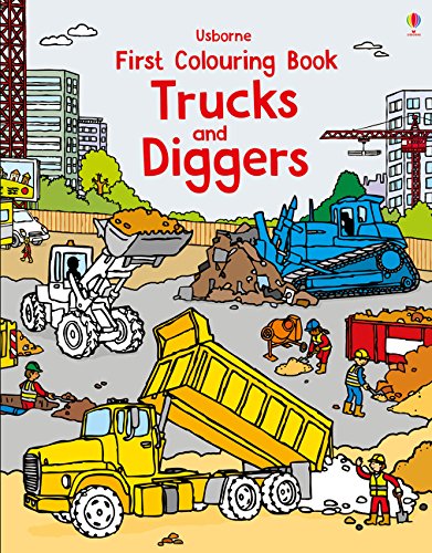 First Colouring Book : Trucks and Diggers - Paperback