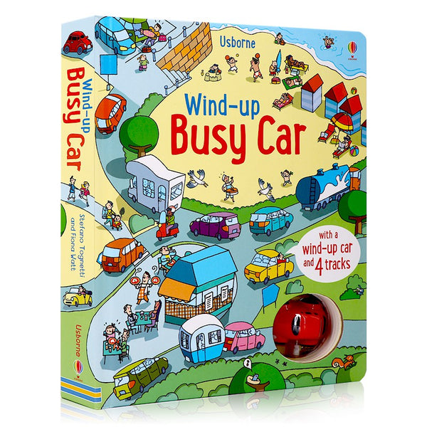 Usborne Wind Up Busy Car - Hardback