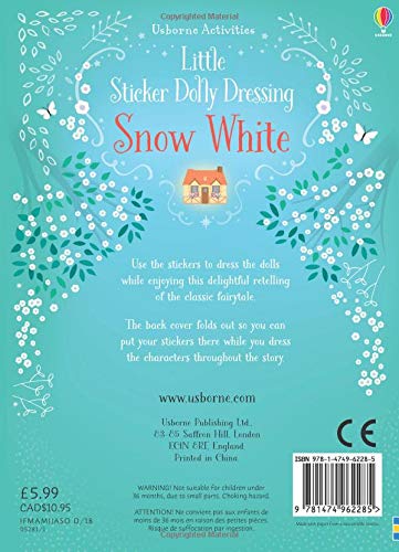 Little Sticker Dolly Dressing Snow White - Paperback