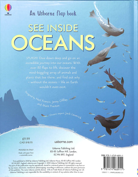 Usborne See Inside Oceans - Hardback