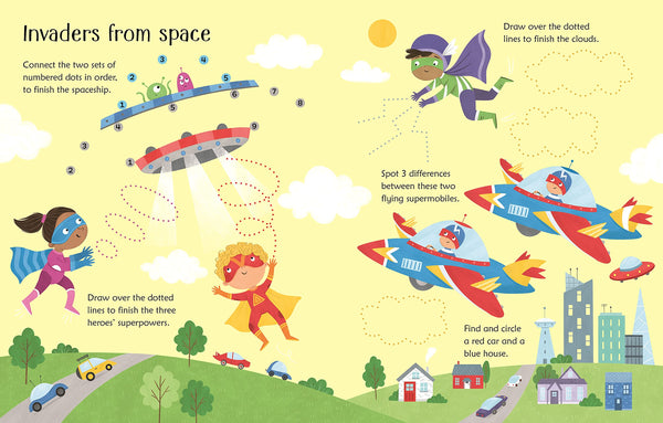Wipe-Clean Superhero Activities (Wipe-clean Activities)- Paperback