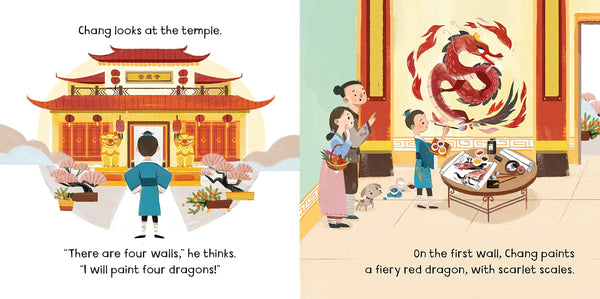 Usborne Little Board Books : The Dragon Painter - Board book