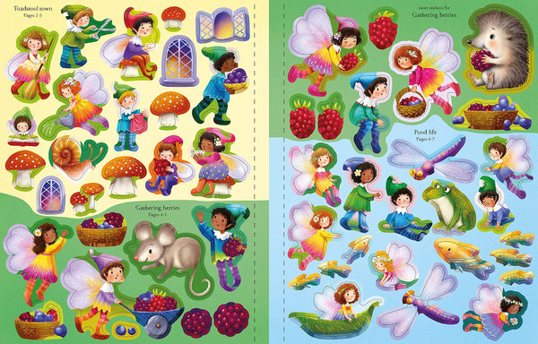 Fairies, Pixies and Elves Sticker Book - Paperback
