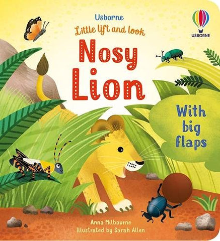 Usborne Little Lift and Look : Nosy Lion : Board Book