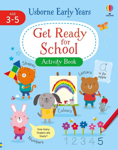 Usborne Early Years : Get Ready for School Activity Book - Paperback