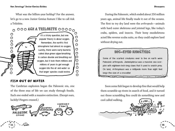 Ken Jennings Junior Genius Guides : Dinosaurs - Paperback