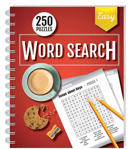 250 Puzzles Word Search Easy - Paperback