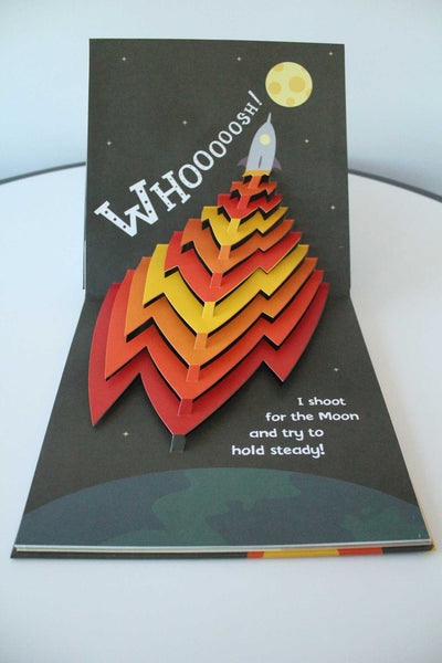 Journey to the Moon: A Pop-Up Lunar Adventure - Hardback
