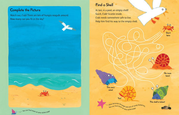 Sharing a Shell Sticker Book - Paperback