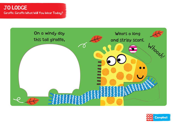 Wiggle and Giggle: Giraffe, Giraffe What Will You Wear Today? - Board Book