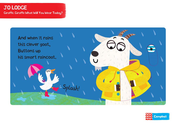 Wiggle and Giggle: Giraffe, Giraffe What Will You Wear Today? - Board Book
