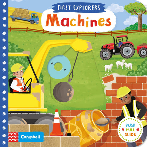First Explorers: Machines - Board Book