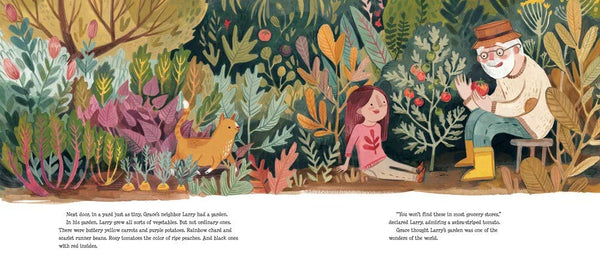 What Grew in Larry's Garden - Hardback