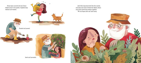 What Grew in Larry's Garden - Hardback
