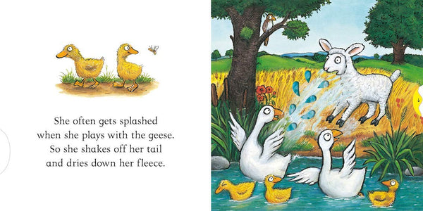Lizzy the Lamb: A Push, Pull, Slide Book - Board book