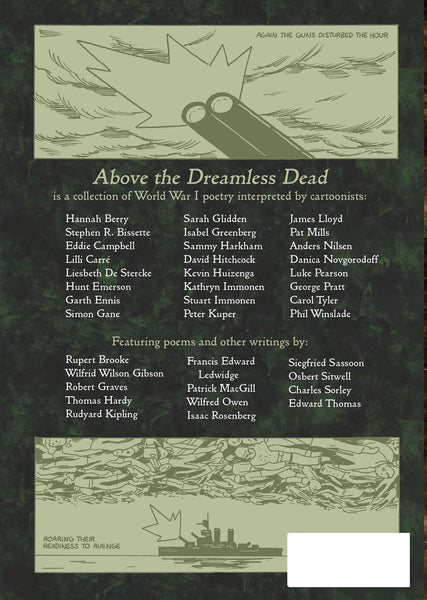 Above the Dreamless Dead: World War I in Poetry and Comics (Graphic Novel) - Hardback