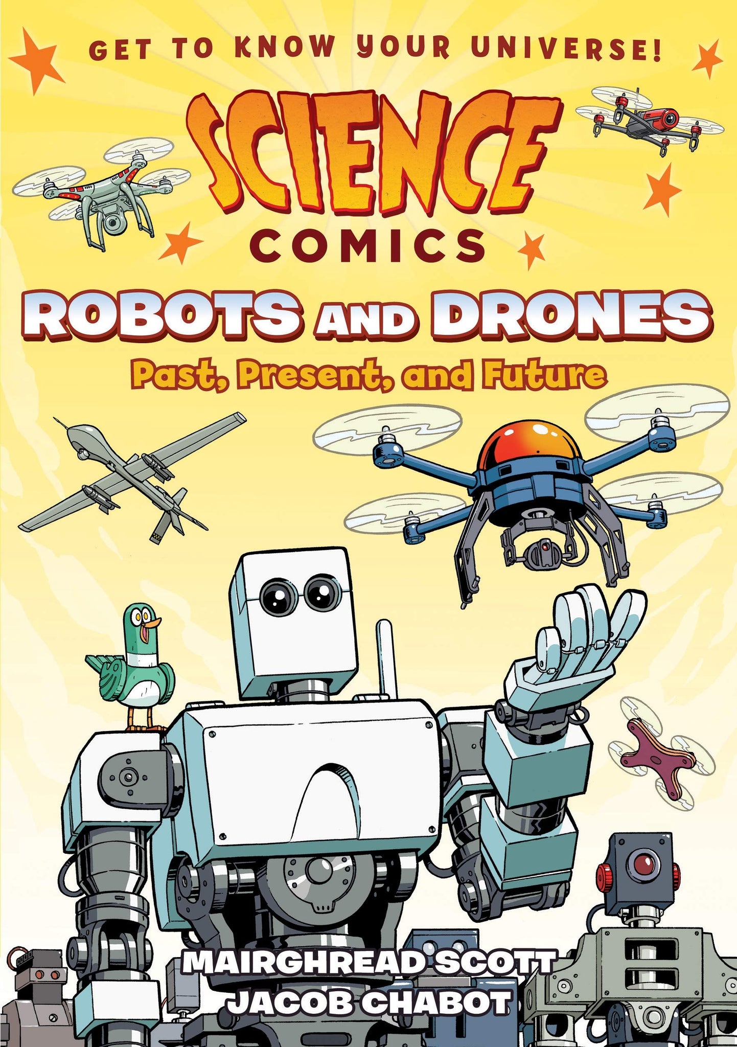 Science Comics : Robots and Drones : Past, Present, and Future - Paperback