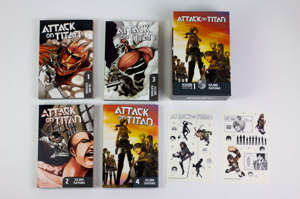 Attack on Titan Season 1 Part 1 Manga Box Set (Attack on Titan Manga Box  Sets)