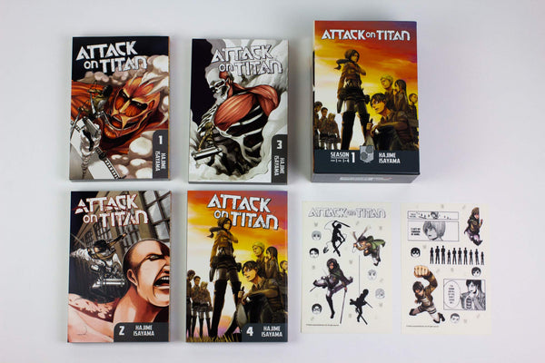 Attack on Titan : Season 1 : Part 1(Graphic Novel) : Manga Box Set - Paperback