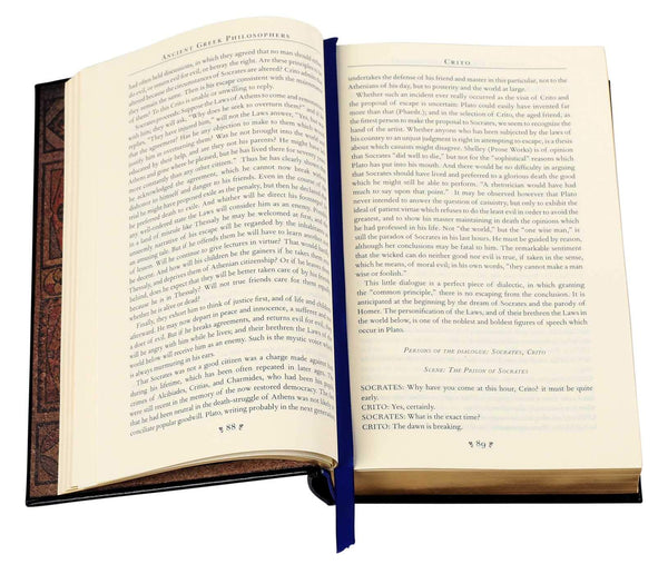 Ancient Greek Philosophers - Leather Bound Hardback