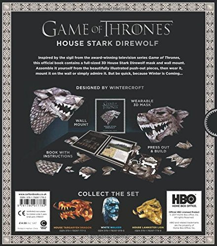 Game of Thrones Mask : House Stark Direwolf - Paperback