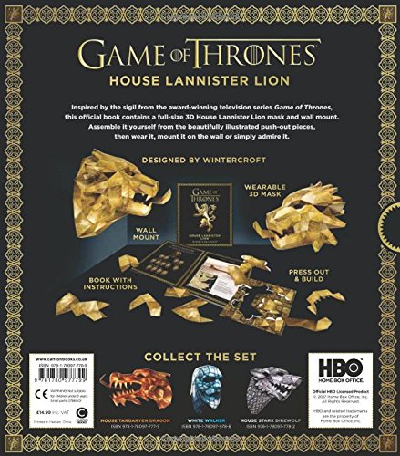 Game of Thrones Mask : House Lannister Lion - Paperback