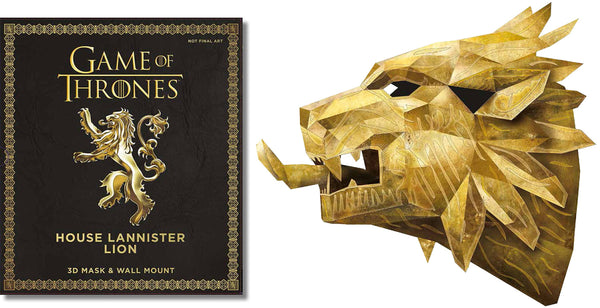 Game of Thrones Mask : House Lannister Lion - Paperback