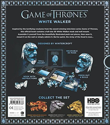 Game of Thrones Mask : White Walker : 3D Mask & Wall Mount - Paperback