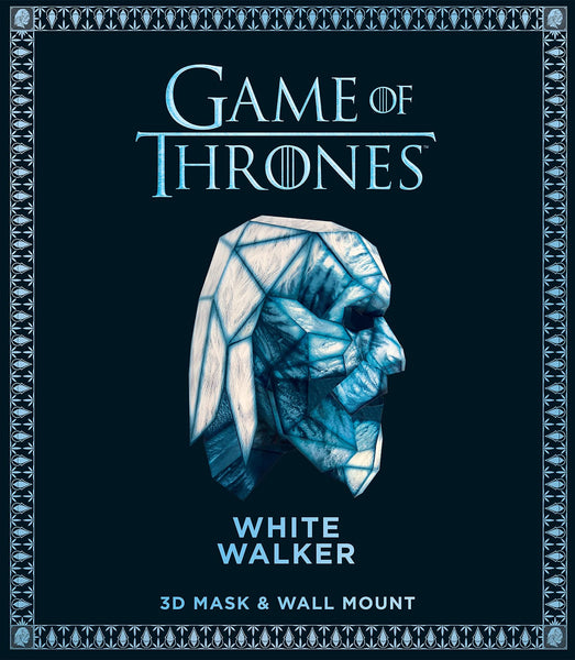 Game of Thrones Mask : White Walker : 3D Mask & Wall Mount - Paperback