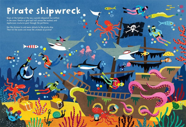 Sticker Safari : Ocean - Paperback