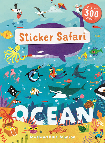 Sticker Safari : Ocean - Paperback