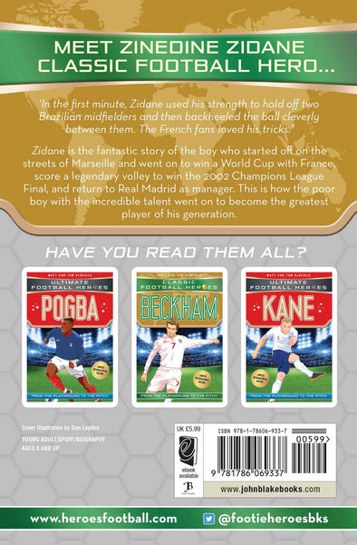 Classic Football Heroes : Zidane - Paperback