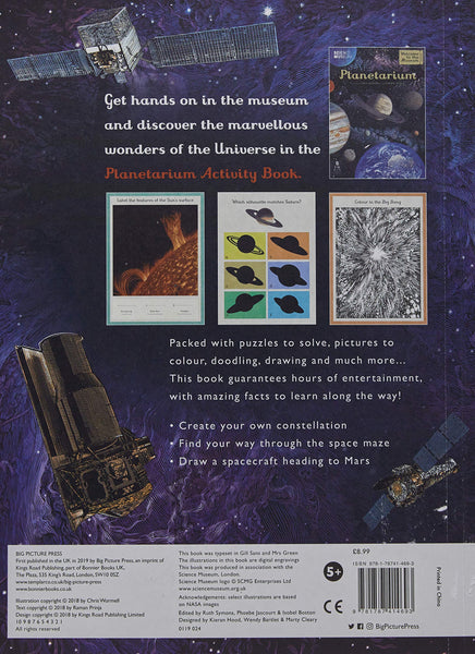 Big Picture Press : Planetarium Activity Book - Paperback